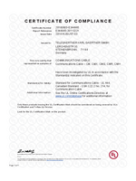 20160802-E344985 UL Certificate of Compliance - Communications cable