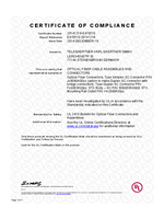 20141218-E470510 UL Certificate of Compliance FO assemblies and connectors